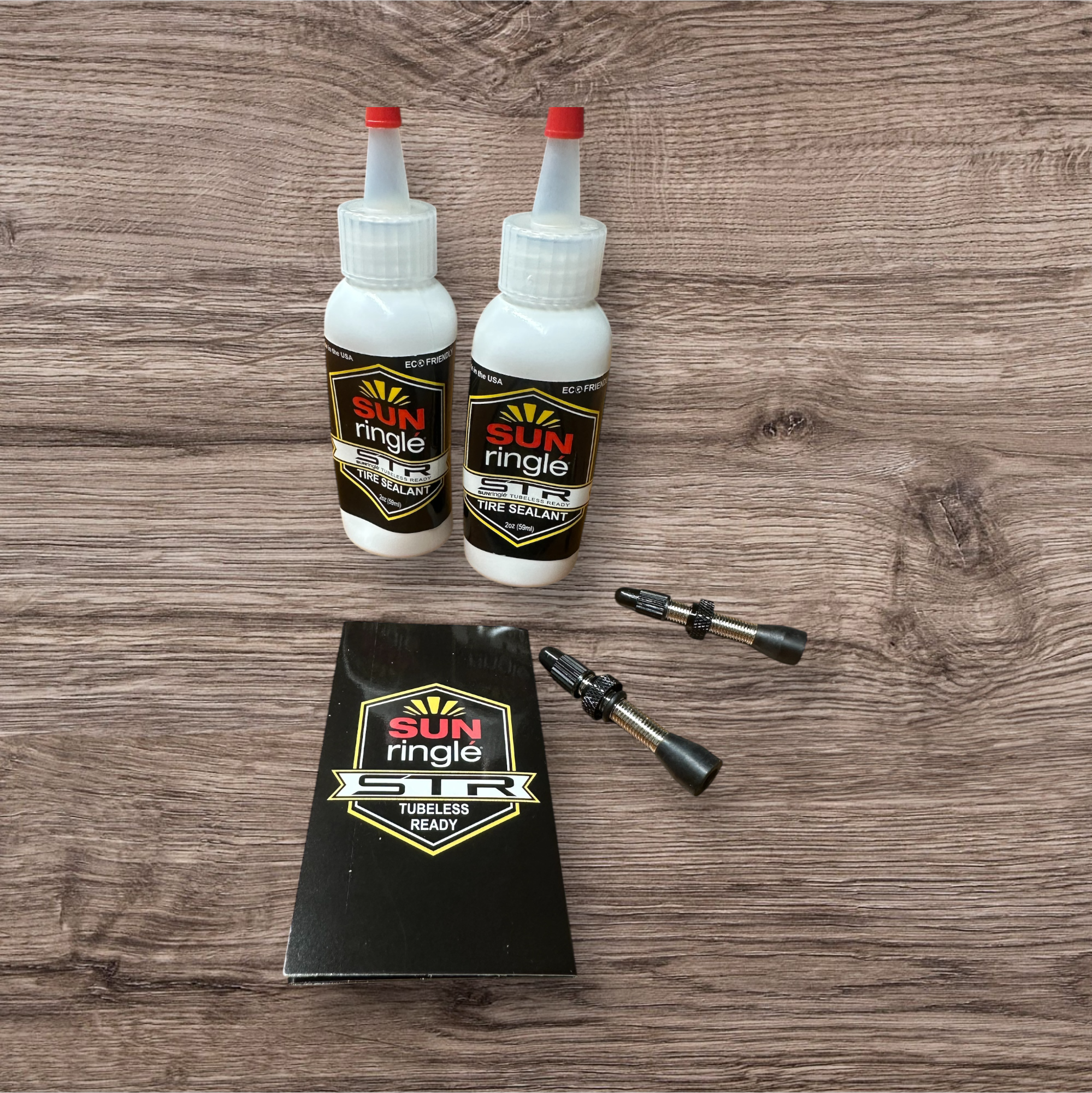SUN RINGLE STR VALVE & SEALANT KIT (Made by Stan's NOTUBES)