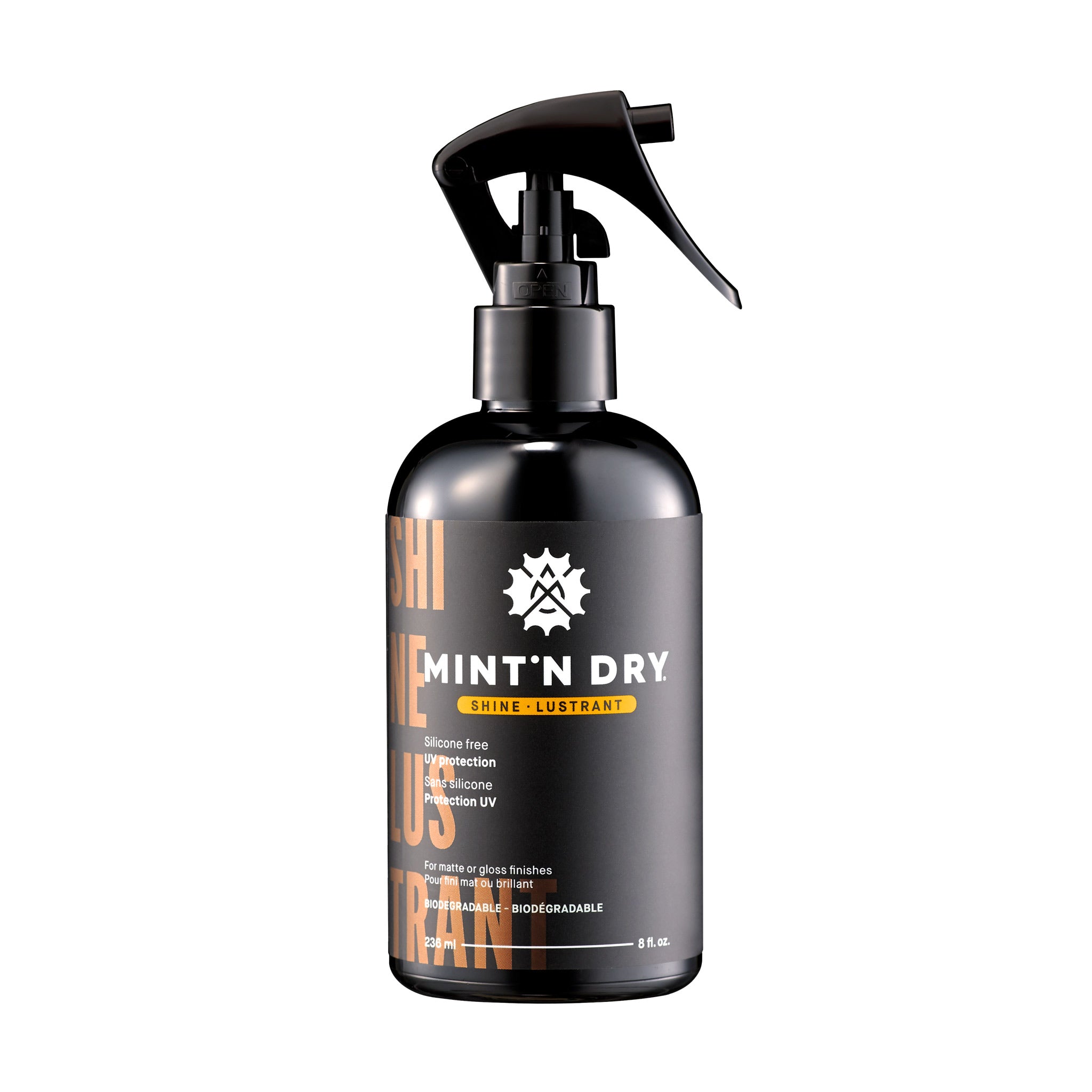 MINT'N DRY BIKE SHINE Silicone & Petroleum Free - 236ML